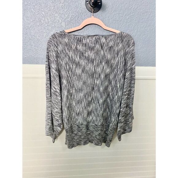 Chico's Gray Long Sleeve Relax Fit Tunic - Picture 7 of 7